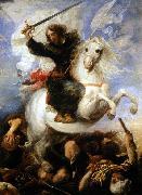 Juan Martin Cabezalero St James the Great in the Battle of Clavijo oil on canvas